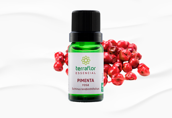Pimenta Rosa Óleo Essencial - Bactericida, Fungicida & Cicatrizante - 5ml